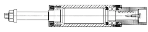 [PB-LM-SP-0081LS] Complete schaafas - horizontaal, 230 mm (9"*d40*D110) (C)