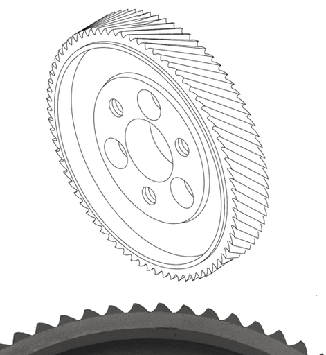 Galler en acier - en face ø 140 mm (OEM)